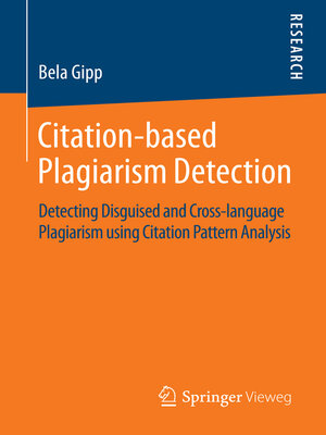 cover image of Citation-based Plagiarism Detection